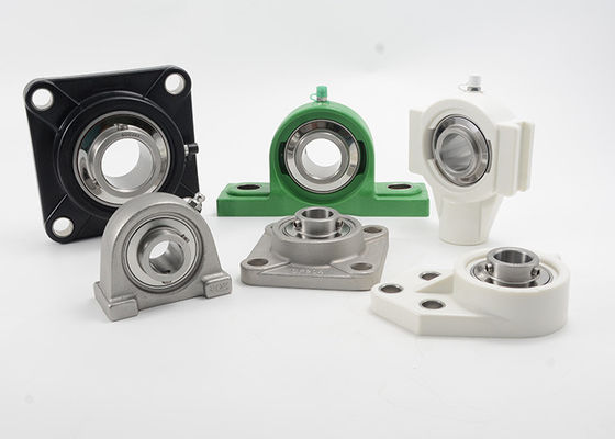 Plastikowa obudowa łożyska blokowego Łożysko 2 śruby SS UCPPL 203 Wał 17 mm